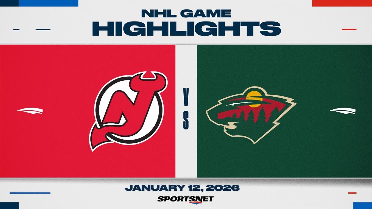 NHL Highlights | Devils vs. Wild - January 12, 2026