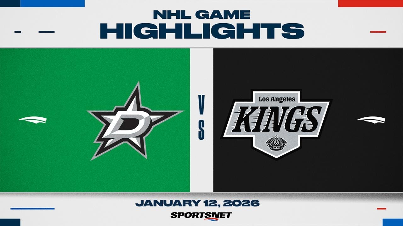NHL Highlights | Stars vs. Kings - January 12, 2026
