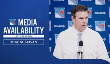 NYR vs SEA: Mike Sullivan Postgame Media Availability | Jan. 12, 2026