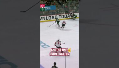 Ran it back for ✌️. #jesperbratt #brattman #devilsvswild #NHL #njdevils #shorts