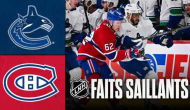 Canucks vs Canadiens | 12/01/26 | Faits saillants