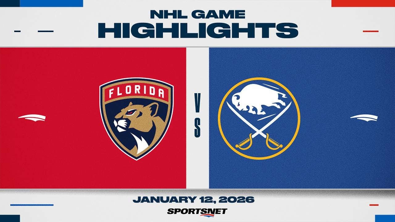 NHL Highlights | Panthers vs. Sabres - January 12, 2026