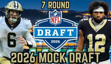 New Orleans Saints 2026 7-Round Mock Draft | Offensive FIREPOWER!