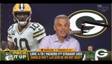 THE HERD | Colin Cowherd DEFENDS Green Bay Packers After TERRIBLE LOSS | NFL