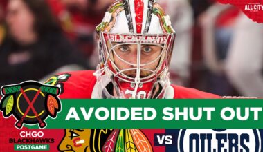 BLACKHAWKS POSTGAME: Spencer Knight Keeps Hawks Competitive In Loss vs Oilers | CHGO Blackhawks
