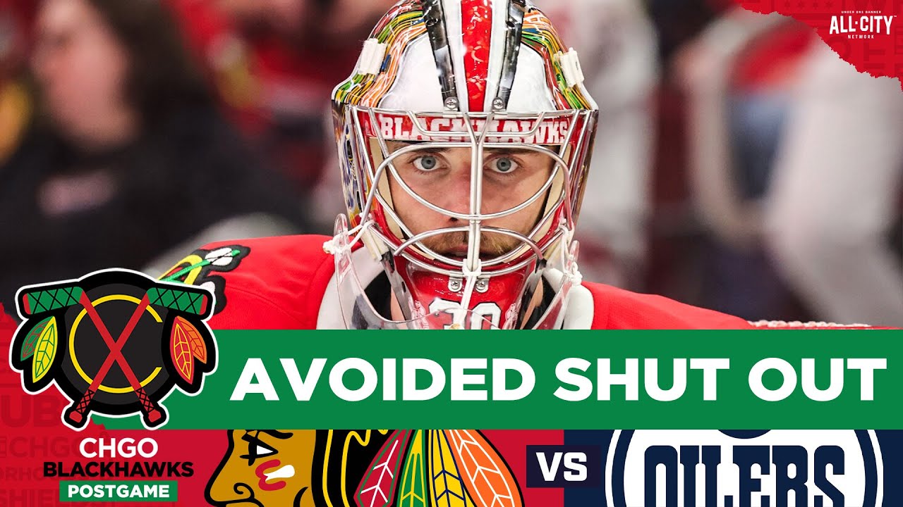 BLACKHAWKS POSTGAME: Spencer Knight Keeps Hawks Competitive In Loss vs Oilers | CHGO Blackhawks