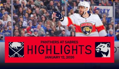 Panthers at Sabres Highlights | 01.12.26