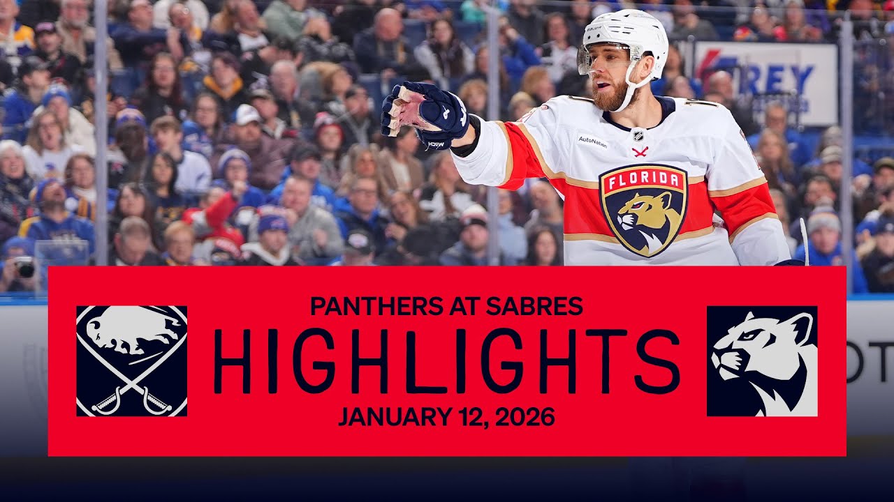 Panthers at Sabres Highlights | 01.12.26