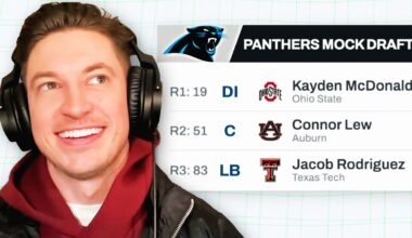 Carolina Panthers 3-Round Mock Draft