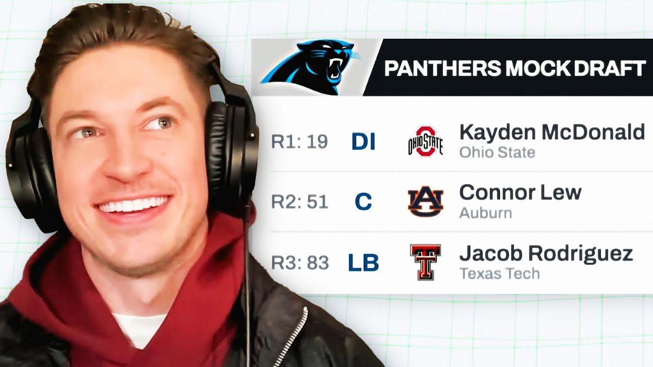 Carolina Panthers 3-Round Mock Draft