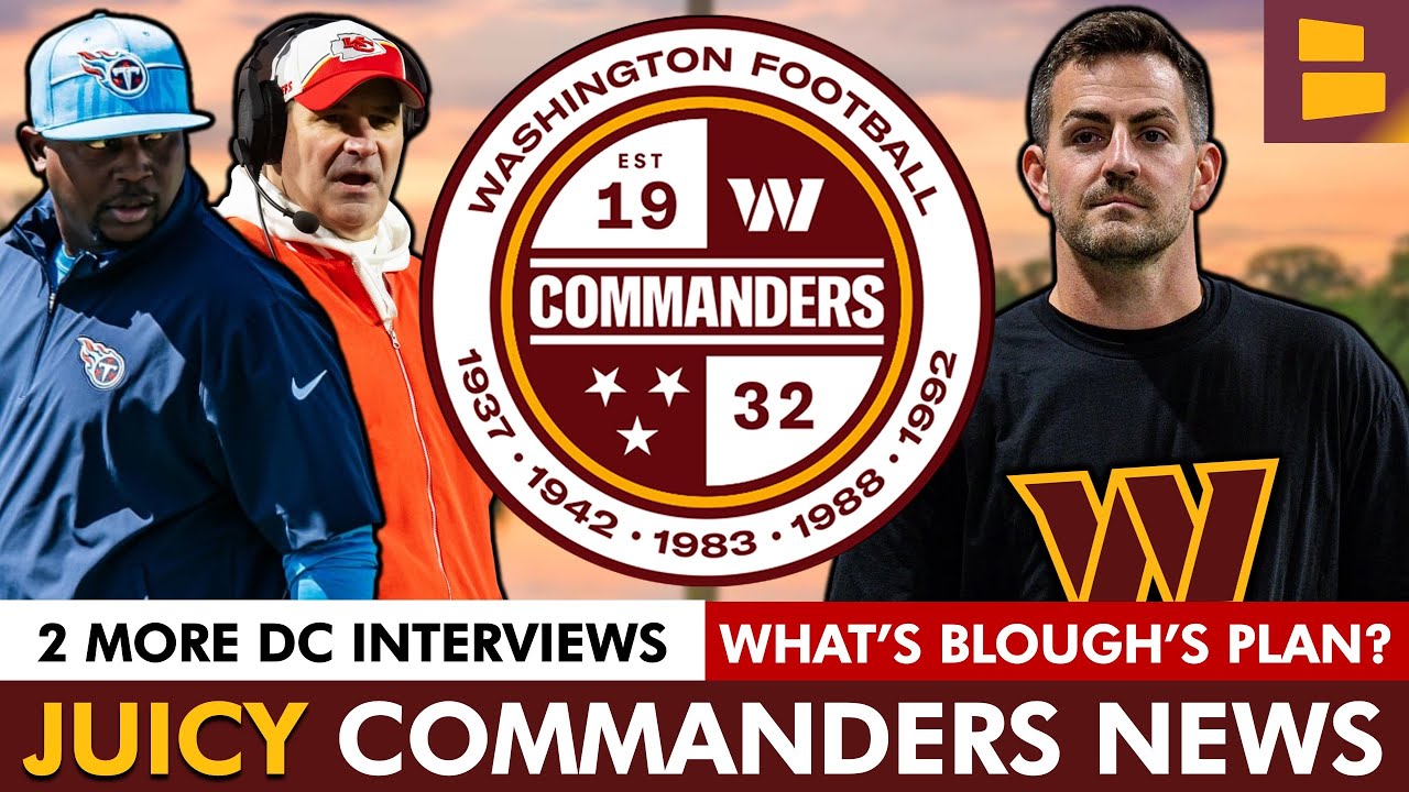 Commanders Coaching News: 2 New Defensive Coordinator Interviews + David Blough Offensive Scheme