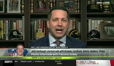 NFL LIVE | Schefter details John Harbaugh has been talking Giants, Titans, Browns, Raiders, Cards
