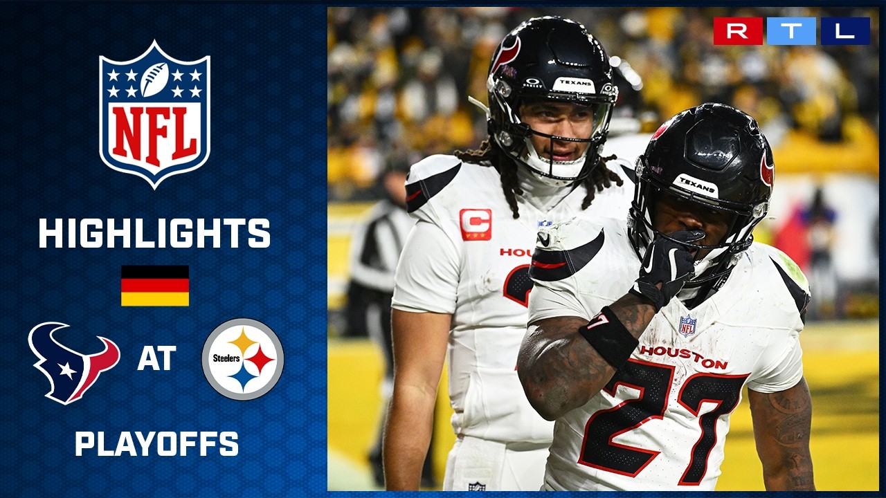 Houston Texans at Pittsburgh Steelers| 🇩🇪 NFL-Playoffs-Highlights | RTL Sport