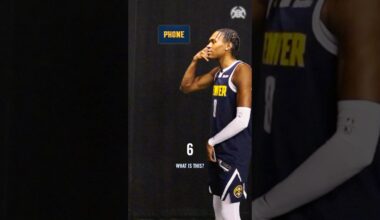 P-Wat whipped out all the adjectives to describe himself 😂 #denvernuggets #nba #headsup #funny