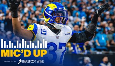 Quentin Lake Returns & Plays Mic'd Up In The Rams' Wild Card Win Over The Panthers