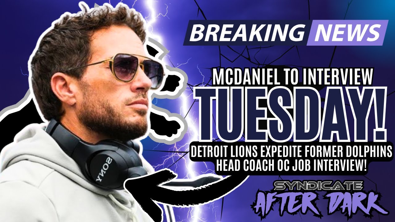 Mike McDaniel To Interview TOMORROW For Detroit Lions OC Vacancy!