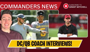 HUGE COORDINATOR NEWS! Commanders Interviewing STAR DC + David Blough STORIES and INSIGHT!