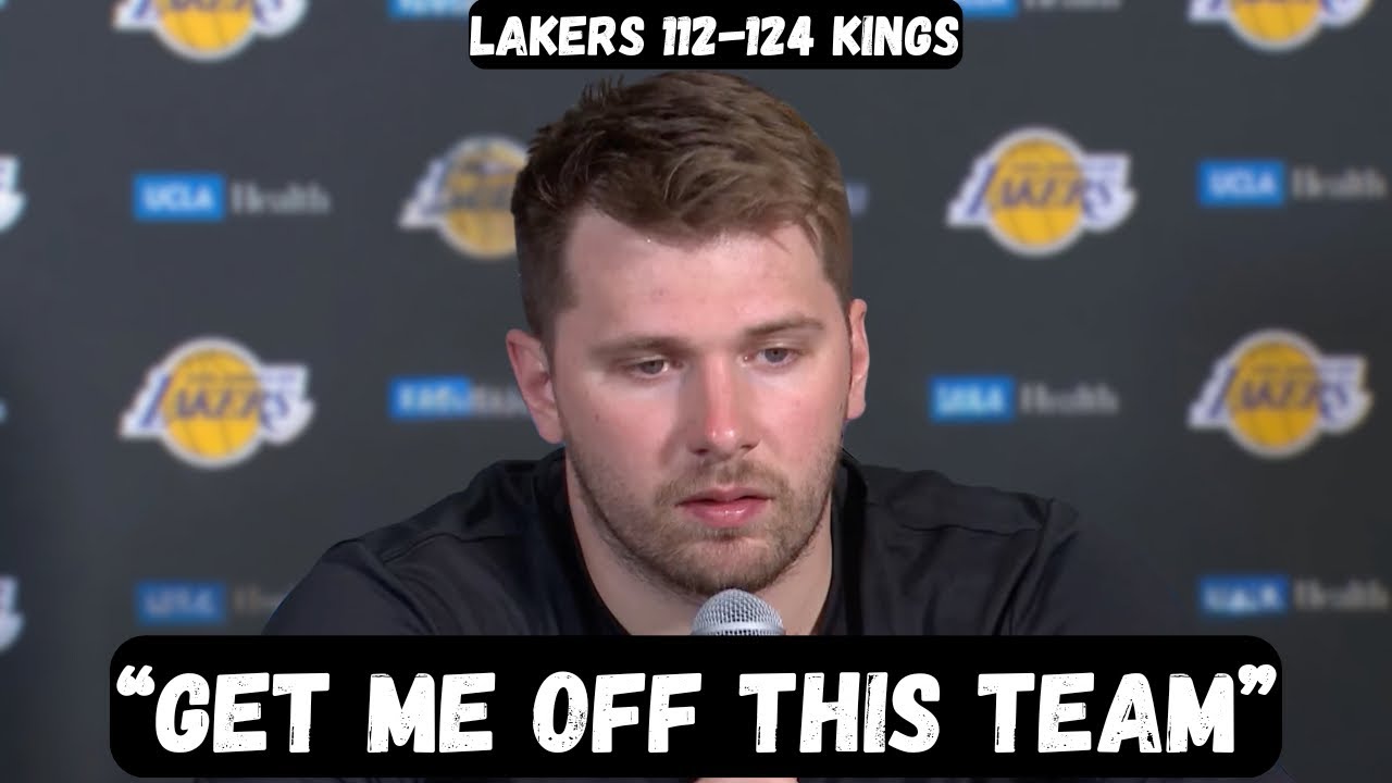 Luka Doncic WANTS TO LEAVE the Lakers after EMBARRASSING loss - Postgame Interview - Lakers vs Kings