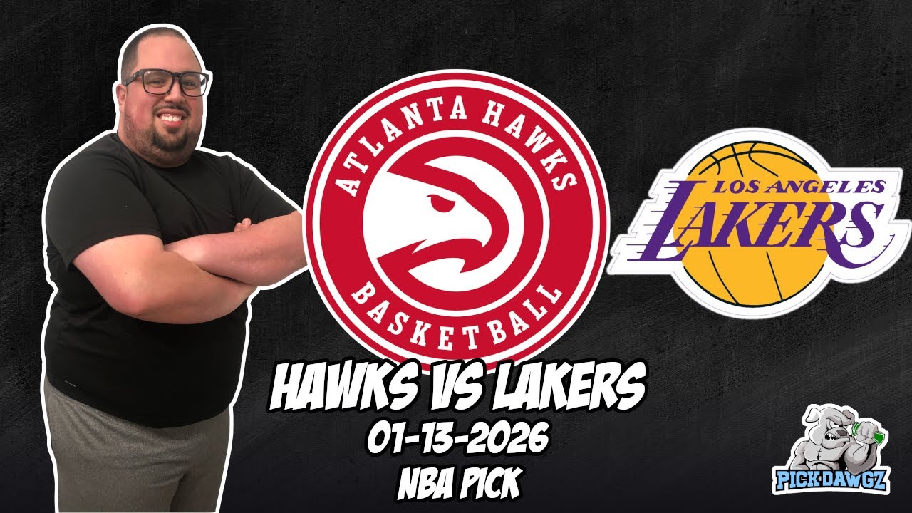 Atlanta Hawks vs Los Angeles Lakers 1/13/26 NBA Free Picks & Prediction | NBA Betting Tips
