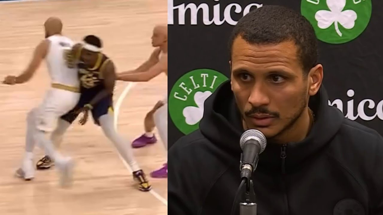 Joe Mazzulla answers every question with "illegal screen" after loss vs Pacers 😂