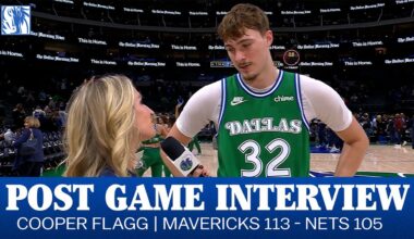 Cooper Flagg Post Game Interview vs. Brooklyn Nets | January 12, 2026
