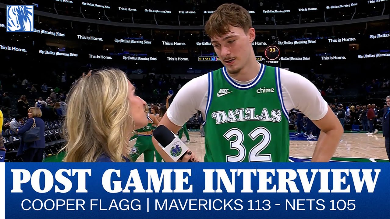 Cooper Flagg Post Game Interview vs. Brooklyn Nets | January 12, 2026