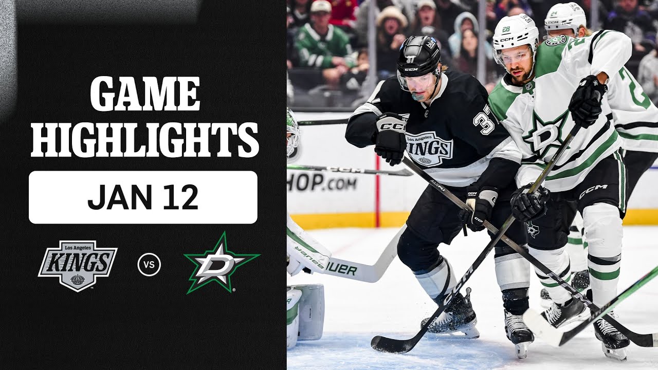 HIGHLIGHTS: Dallas Stars at LA Kings | 01.12.26