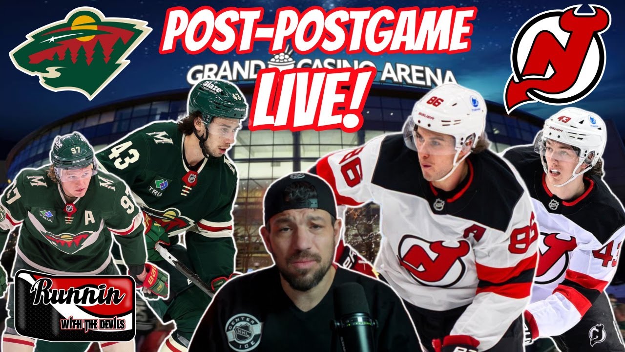 NJ Devils vs. Minnesota Wild Post-Postgame LIVE! 1/12/26 DEVILS WIN 5-2!