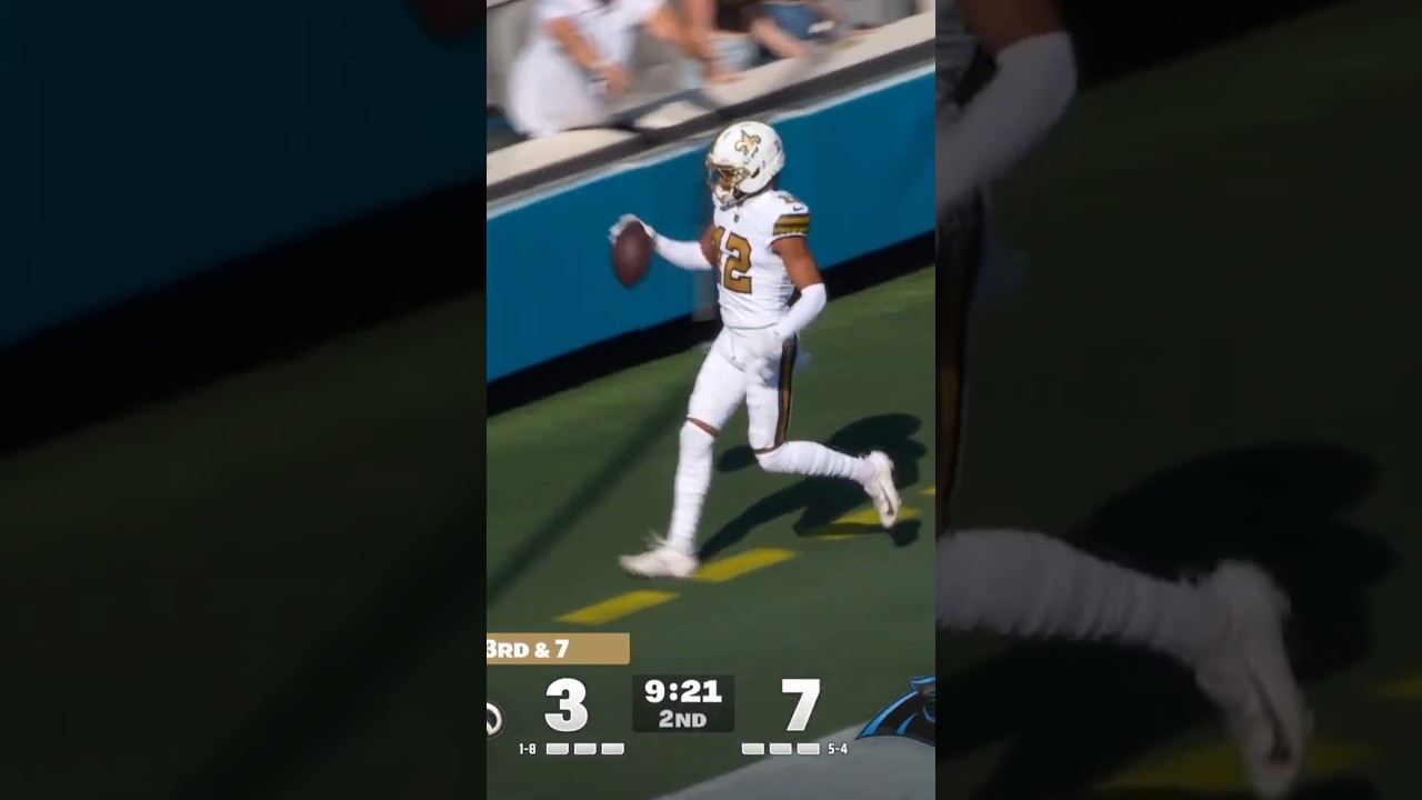 Chris Olave ⬆️ TOP PLAYS of 2025 #saints #nfl #shorts