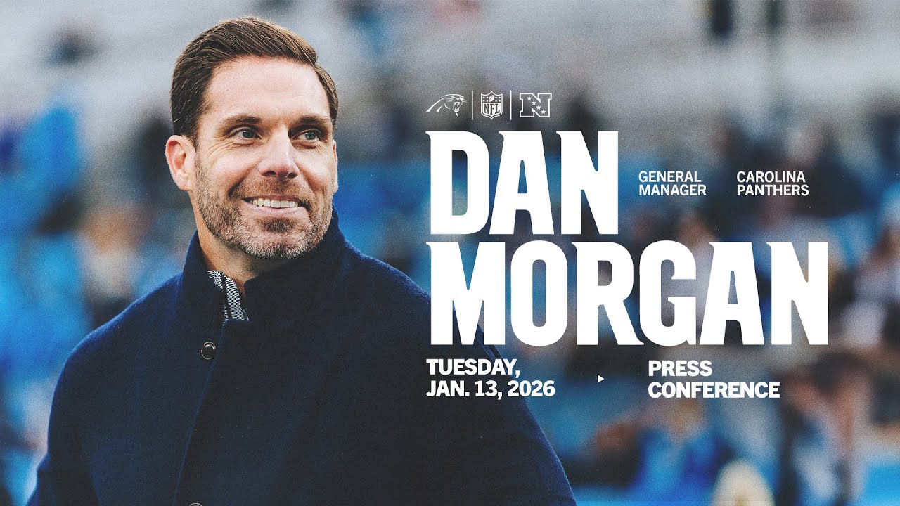 Carolina Panthers GM Dan Morgan press conference | 2025 season recap & offseason plans