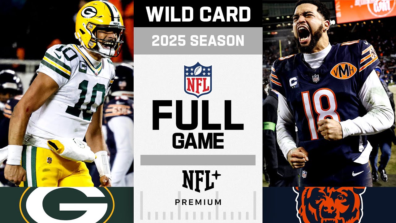 Green Bay Packers vs. Chicago Bears FULL GAME | NFL 2025 Season Wild Card