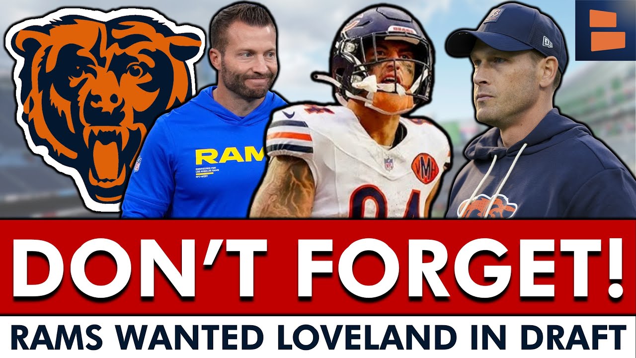 DON’T FORGET: The Rams WANTED Colston Loveland In NFL Draft! | Chicago Bears Rumors