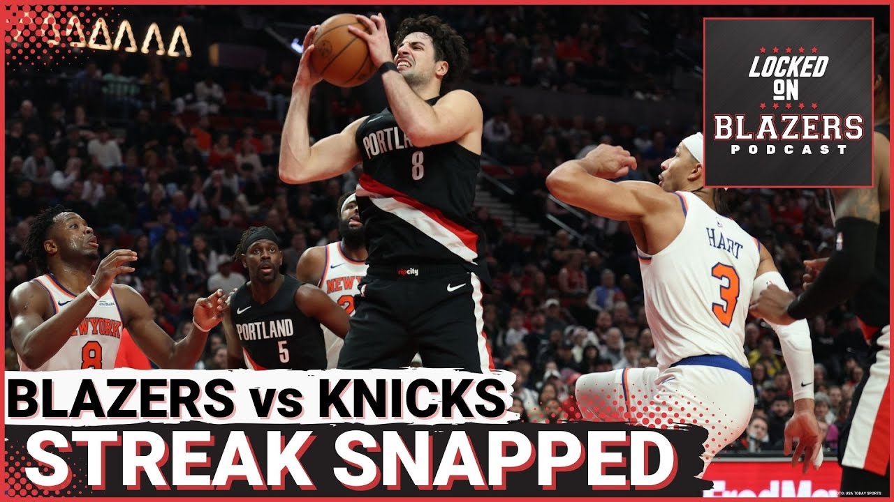 Trail Blazers Lose to the Knicks, Lose Deni Avdija to a Back Injury | Jrue Holiday's Return Spoiled