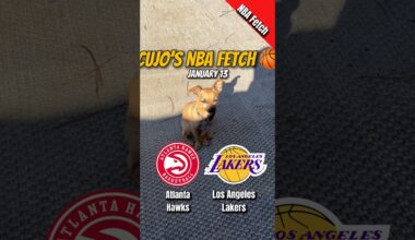 Cujo’s NBA Fetch | Atlanta Hawks vs Los Angeles Lakers 🐕 01-13-2026 NBA Basketball #CujoCatches