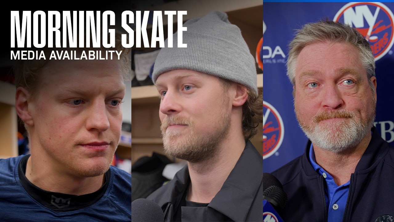 New York Islanders Morning Skate Media Availability | NYI at WPG