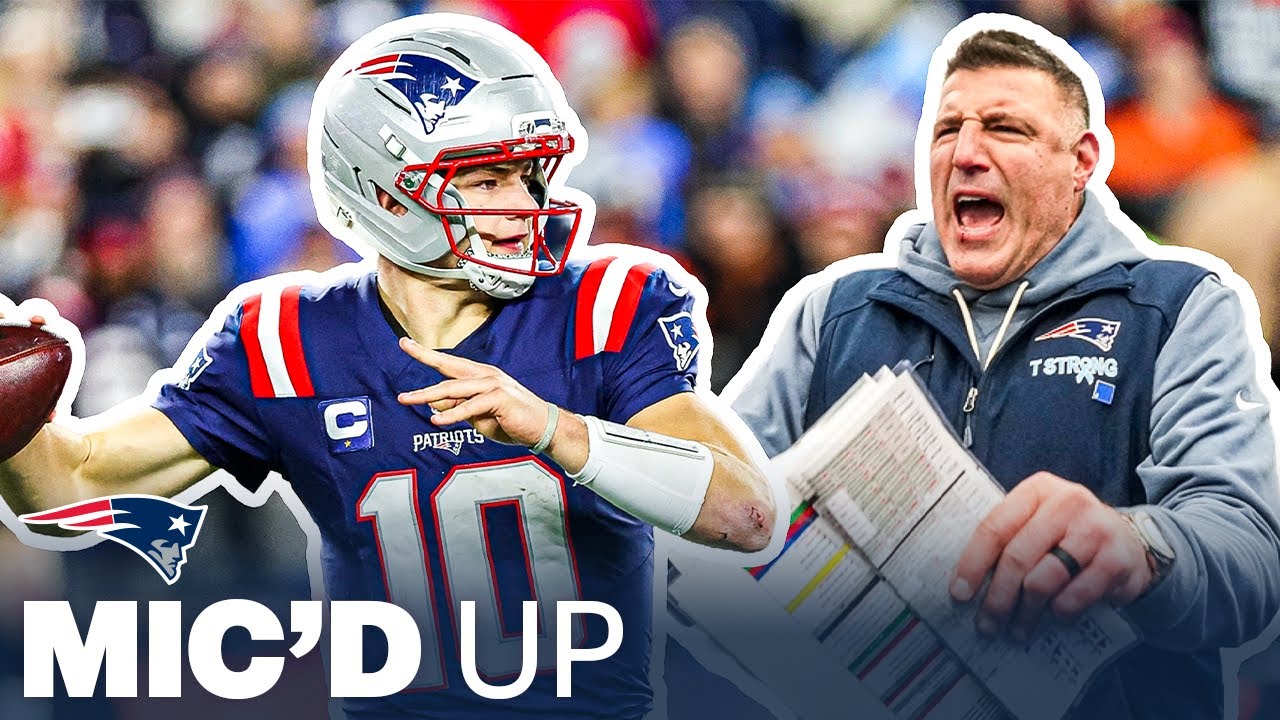MIC'D UP: Drake Maye & Mike Vrabel Lead Patriots to Wild Card Playoff Win vs. Los Angeles Chargers