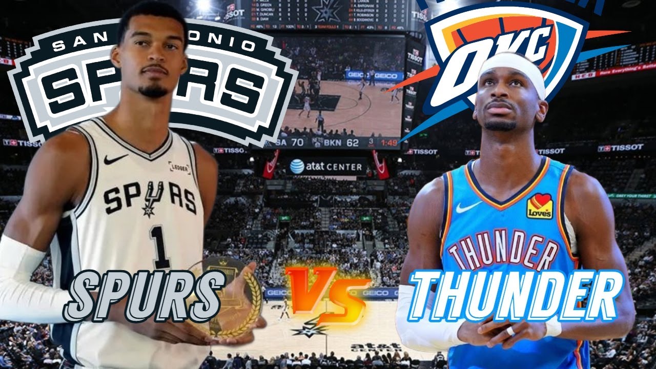 San Antonio Spurs vs Oklahoma City Thunder Live Play by Play & Scoreboard