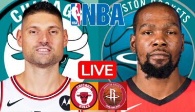 LIVE: CHICAGO BULLS vs HOUSTON ROCKETS | NBA | PLAY BY PLAY | SCOREBOARD