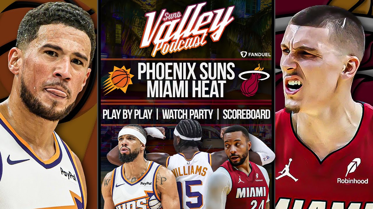 Phoenix Suns at Miami Heat | LIVE Reaction | Scoreboard | Play By Play | Postgame Show