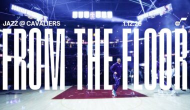 From the Floor: Bounce Back WIN in CLEVELAND 🔥 | UTAH JAZZ 🎥