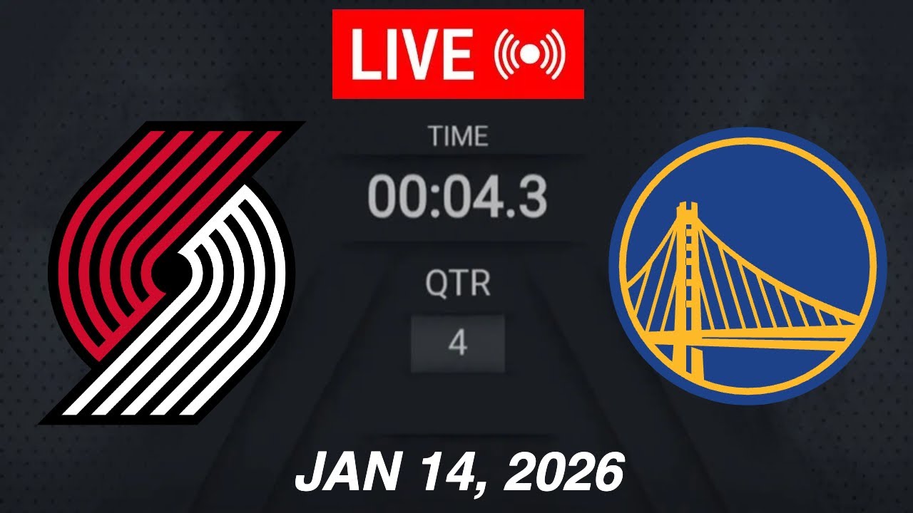 NBA LIVE! Golden State Warriors vs Portland Trail Blazers | January 14, 2026 | 2026 NBA Season Live