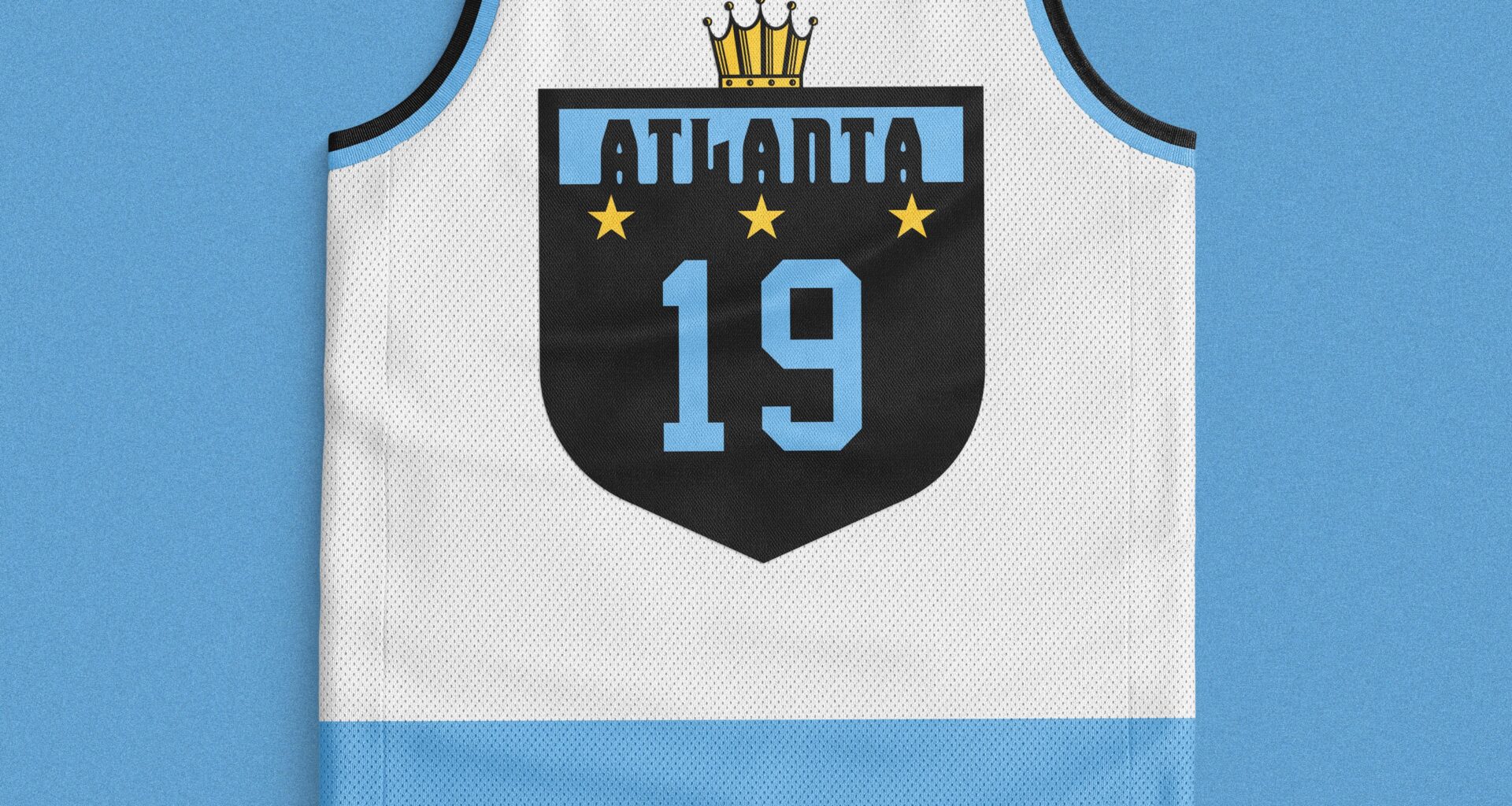 🏀🔵⚪️⚫️ I design a new Atlanta Hawks jersey after every win this season: “Knighted”