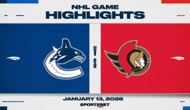 NHL Highlights | Canucks vs. Senators - January 13, 2026