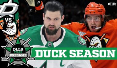 Will Jamie Benn Remove His Visor Tonight In Anaheim After Just 1 Game? DLLS STARS PREGAME