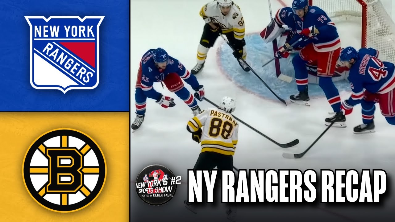 Rangers allow 10 goals in embarrassing loss to Bruins with season unraveling