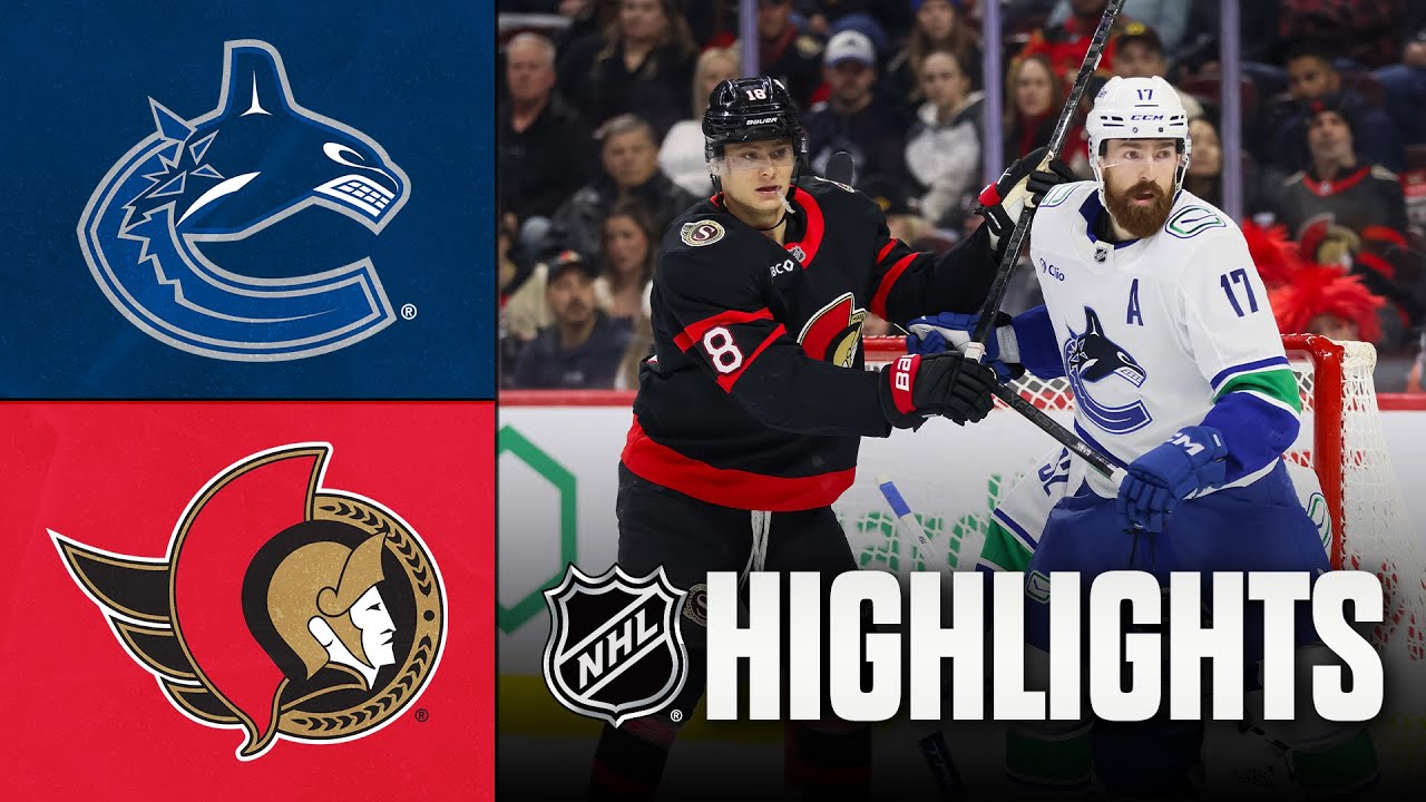 Canucks vs. Senators | NHL Highlights | January 13, 2026