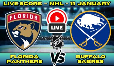 🔴 Florida Panthers vs Buffalo Sabres | NHL PLAY BY PLAY | Live Score Update January 12