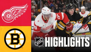 Red Wings vs. Bruins | NHL Highlights | January 13, 2026