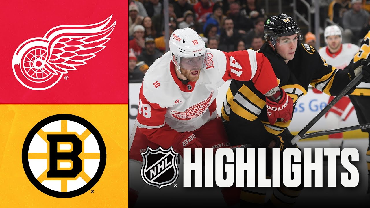 Red Wings vs. Bruins | NHL Highlights | January 13, 2026