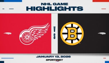 NHL Highlights | Red Wings vs. Bruins - January 13, 2026